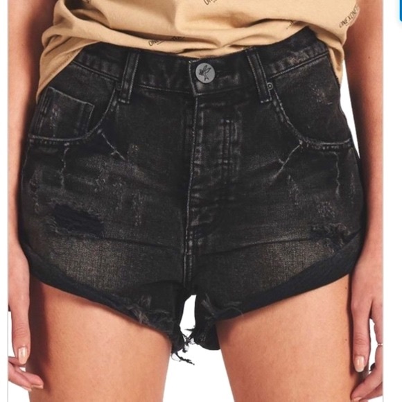 One Teaspoon High Waist Bandits Shorts 